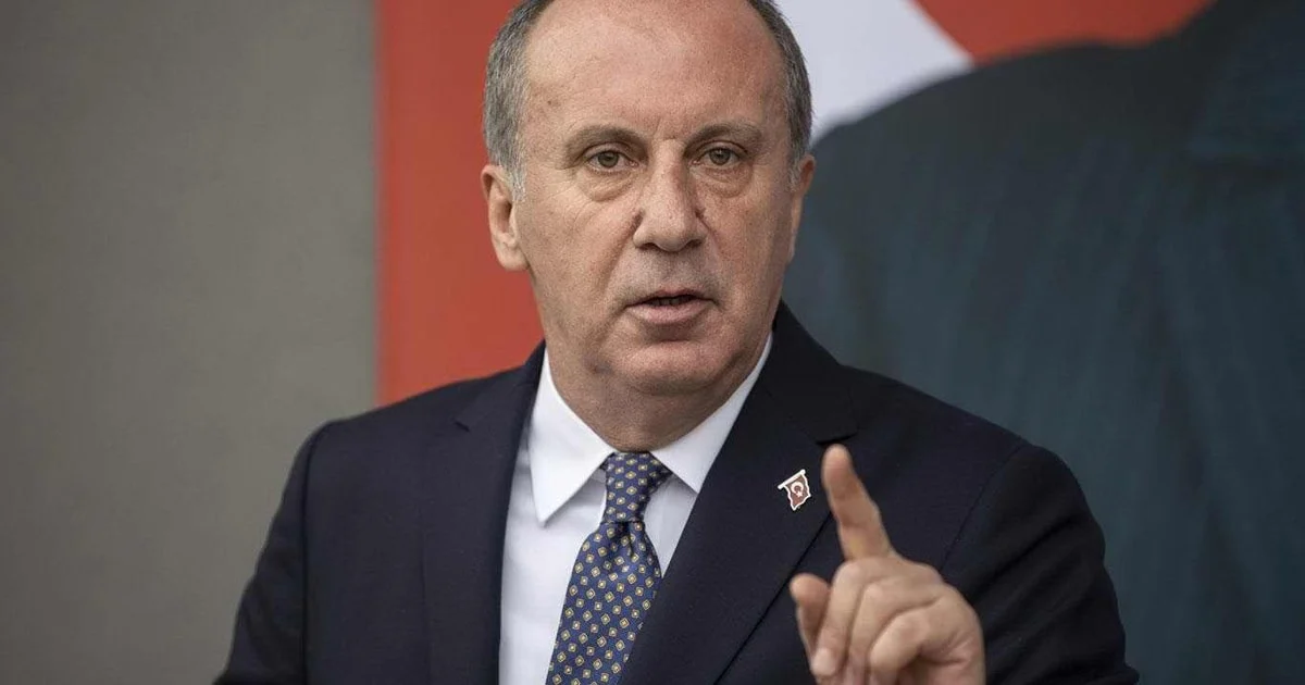 Memleket Partisi Genel Başkanı Muharrem İnce, 7 Ocak 2018 tarihinde