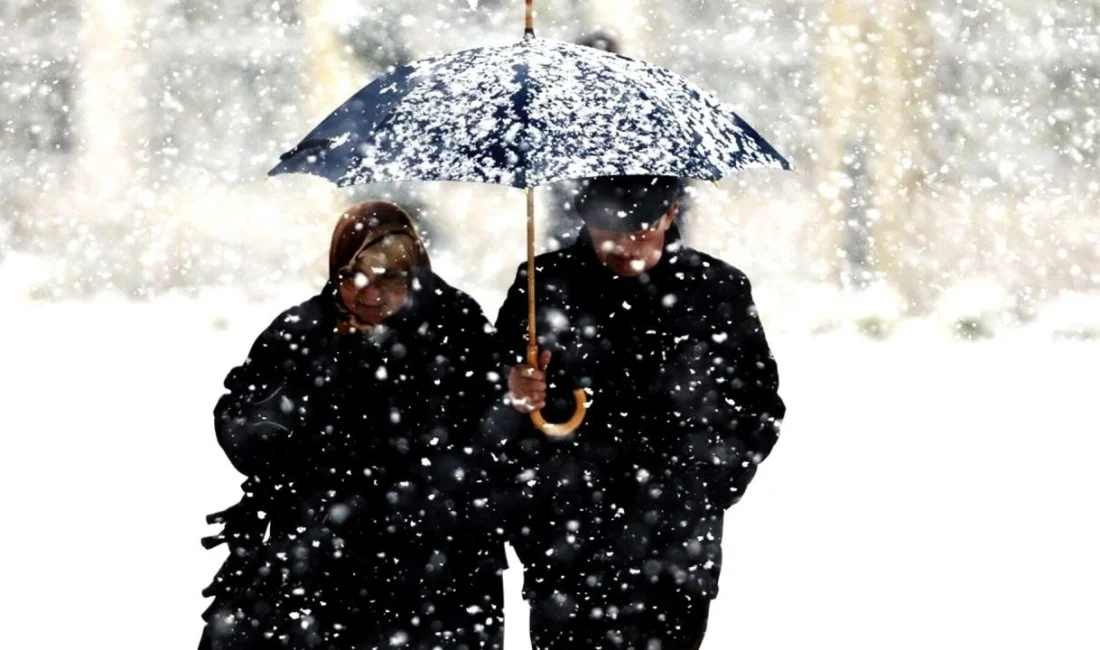 Meteoroloji Genel Müdürlüğü, pazar günü Edirne’den başlayarak batı kesimlerde kar