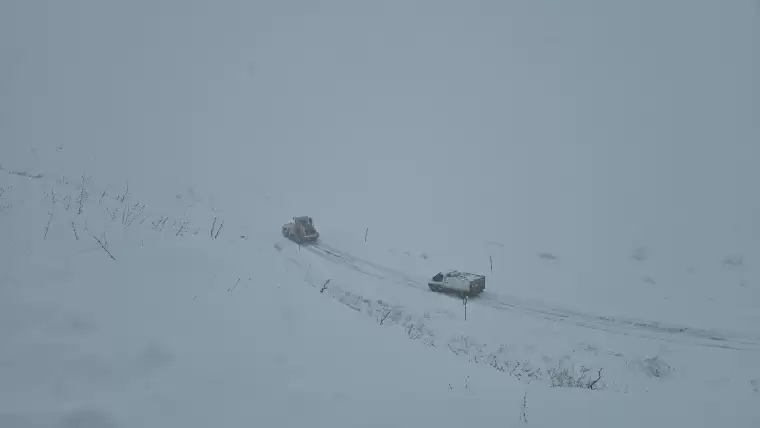 Van, Muş, Bitlis ve Hakkari’de etkili olan yoğun kar yağışı