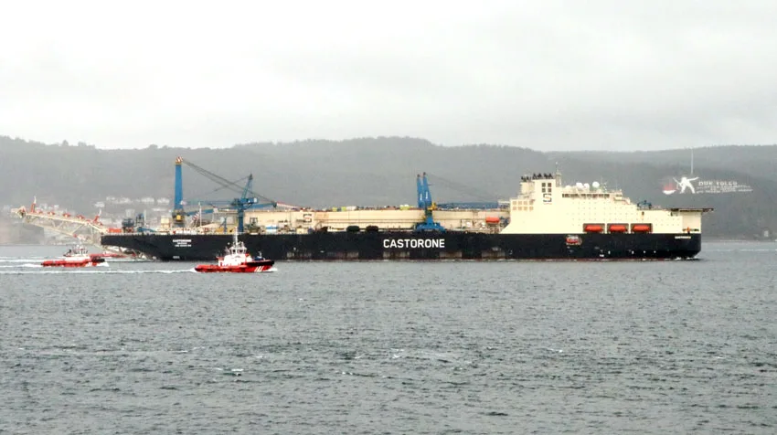   Türkiye’nin Karadeniz’de keşfettiği doğal gaz için boru döşeyecek olan