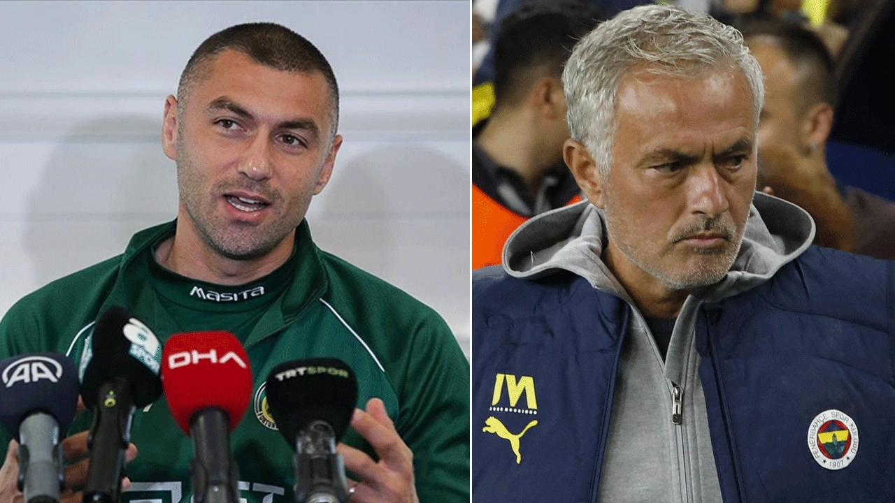 Fenerbahçe'nin teknik direktörü Jose Mourinho'yu eleştiren Burak Yılmaz, "Mourinho, Fenerbahçe'ye