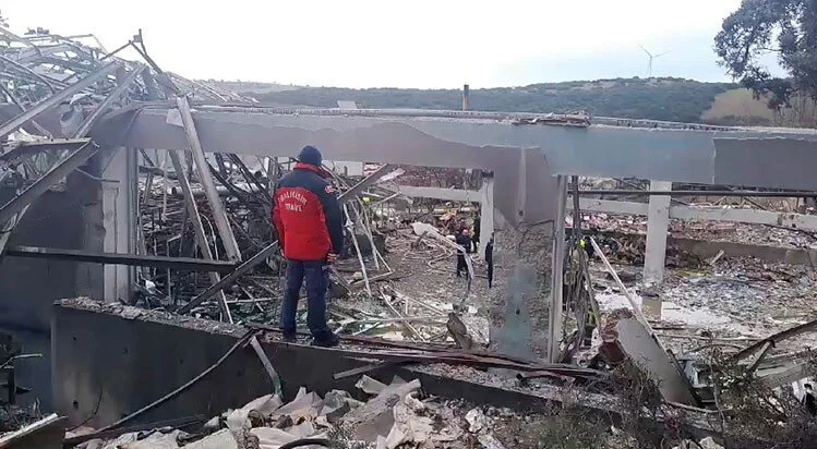 Adalet Bakanı Yılmaz Tunç, Balıkesir’de bir mühimmat fabrikasında meydana gelen