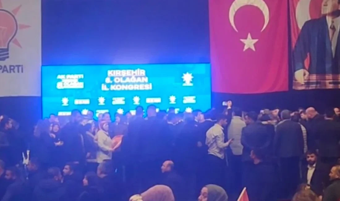 AK Parti Kırşehir İl Başkanlığı için gerçekleştirilen 8. Olağan Kongre,