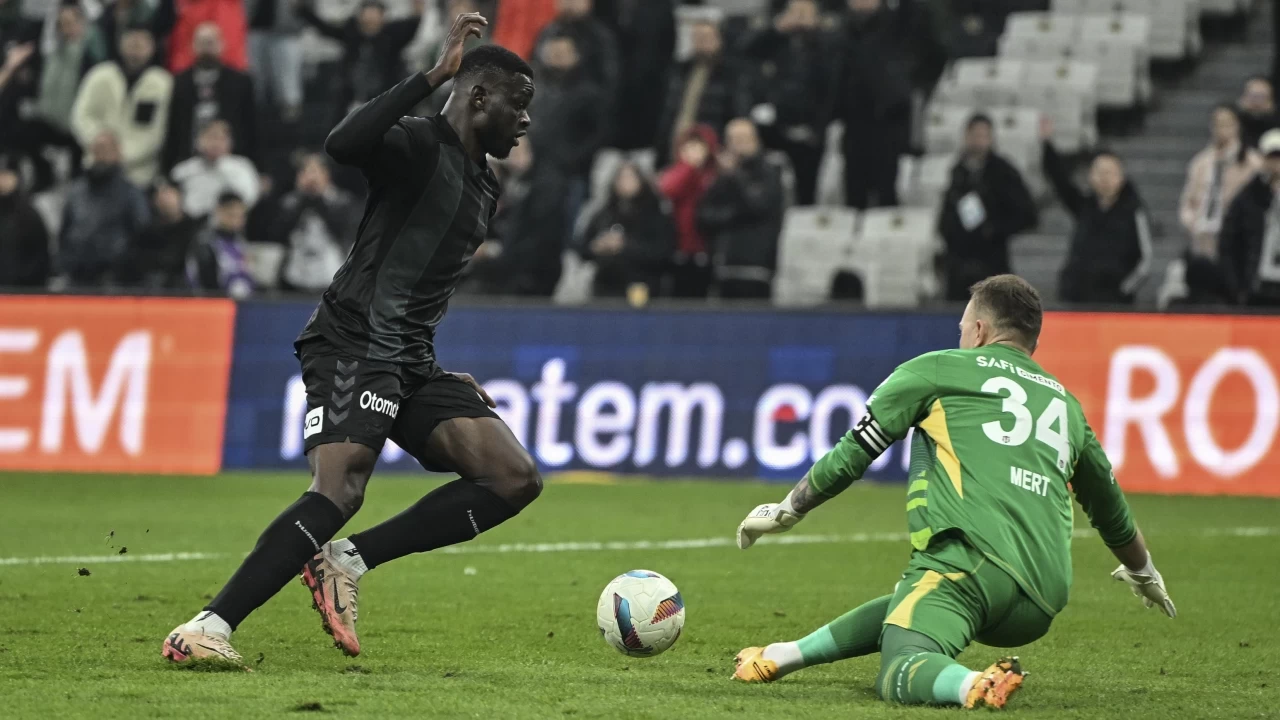 Süper Lig'in 20. haftasında Beşiktaş, evinde Samsunspor ile golsüz berabere