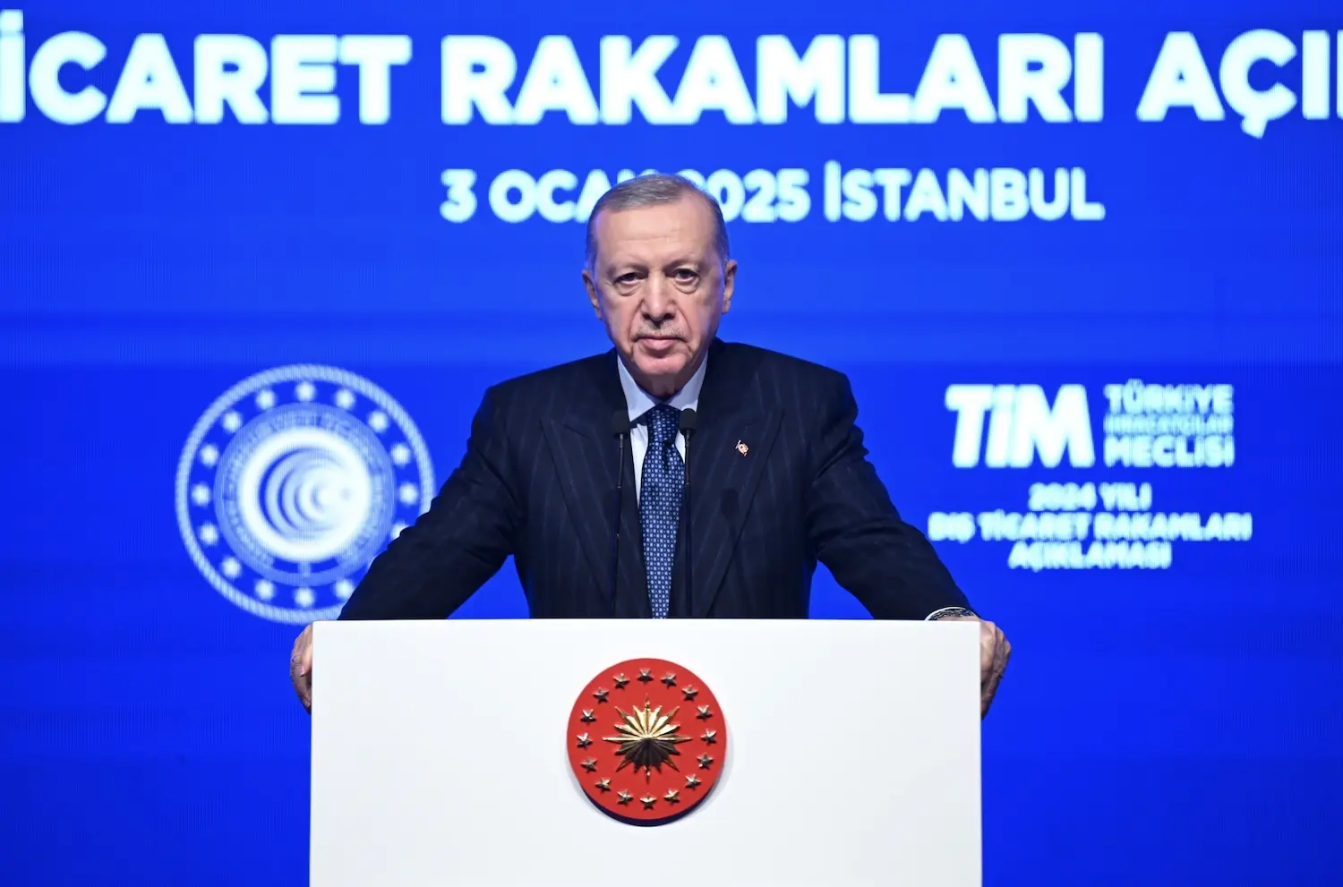 Cumhurbaşkanı Recep Tayyip Erdoğan, Haliç Kongre Merkezi’nde düzenlenen ‘2024 Yılı