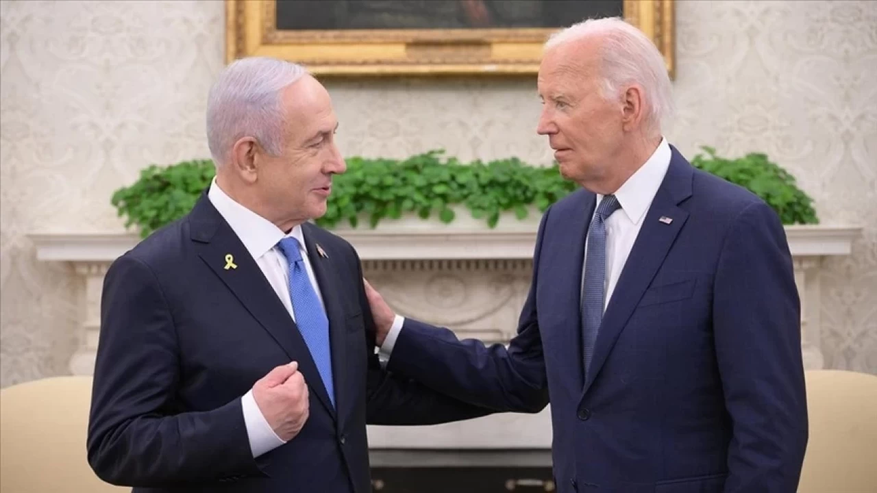 ABD Başkanı Joe Biden ve İsrail Başbakanı Binyamin Netanyahu, Gazze