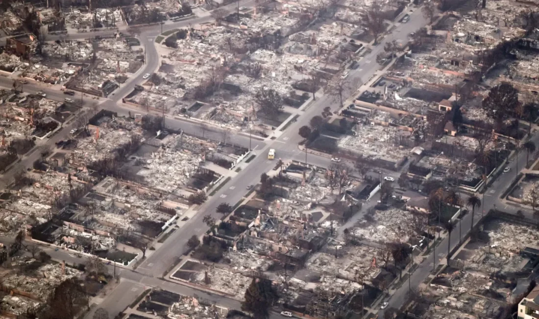 ABD’nin California eyaletinin Los Angeles kentinde, 7 Ocak’ta başlayan ve