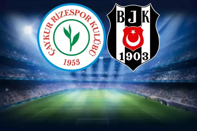 Trendyol Süper Lig’in 18. haftasında Çaykur Rizespor ile Beşiktaş, Karadeniz’de