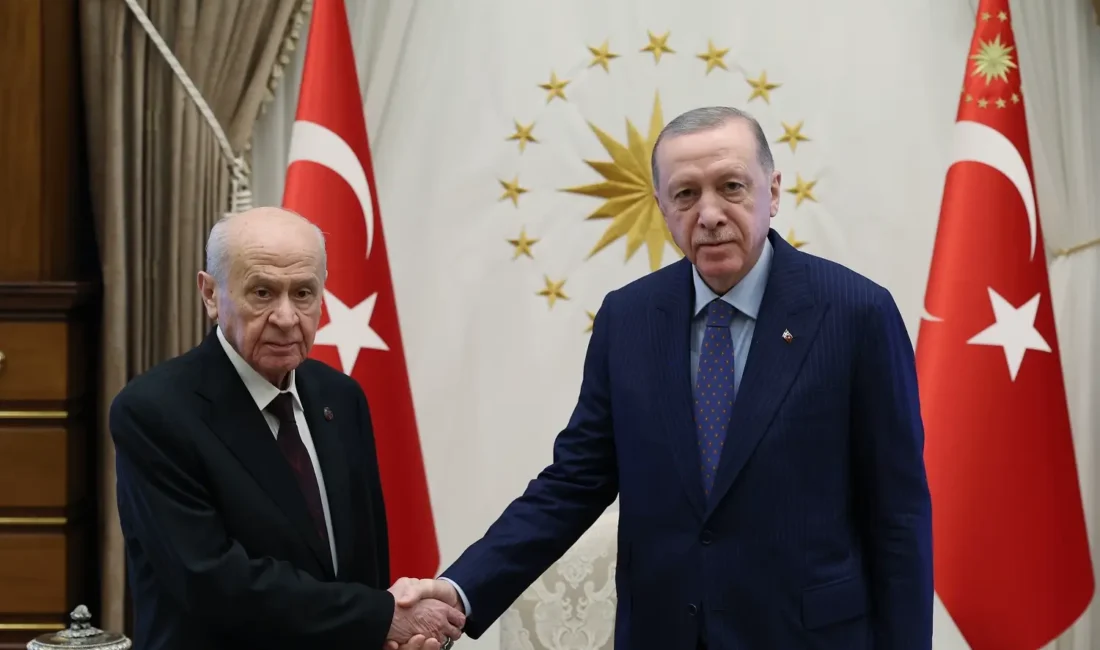 Cumhurbaşkanı Recep Tayyip Erdoğan ile MHP Genel Başkanı Devlet Bahçeli,