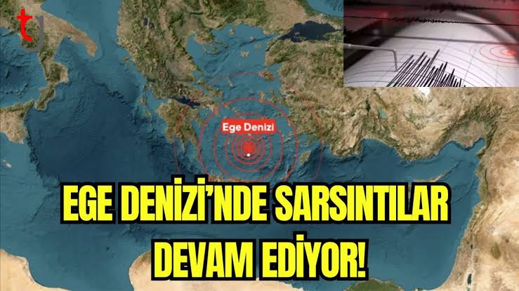 Ege Denizi'nde son bir aydır süregelen sismik hareketlilik bilim insanları