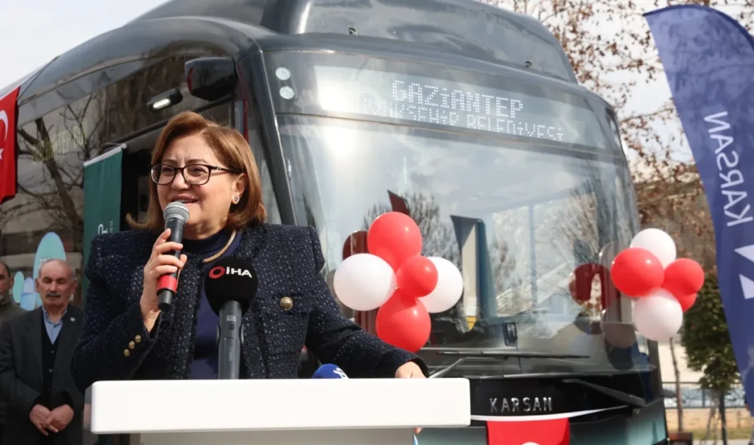 Gaziantep Büyükşehir Belediyesi, çevre dostu ve sürdürülebilir ulaşımda devrim niteliğinde