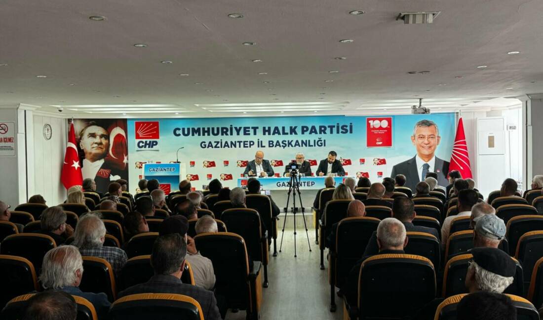 Cumhuriyet Halk Partisi (CHP) Şehitkamil İlçe Başkanı Hurşit Yıldırım’ın düzenlediği