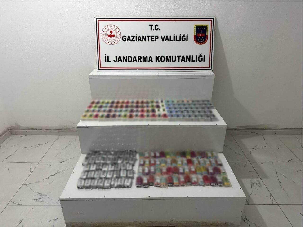 Gaziantep’te düzenlenen kaçakçılık operasyonunda piyasa değeri yaklaşık 2 milyon TL
