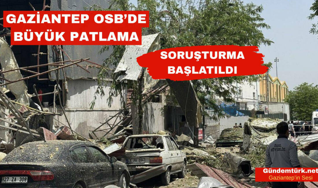 Gaziantep’in Şehitkamil ilçesinde bulunan bir halı fabrikasında meydana gelen patlamada