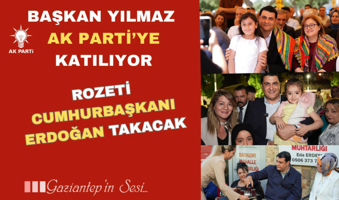 CHP’den istifa ederek bağımsız olarak görevini sürdüren Şehitkamil Belediye Başkanı