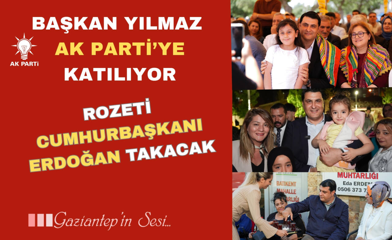 CHP’den istifa ederek bağımsız olarak görevini sürdüren Şehitkamil Belediye Başkanı