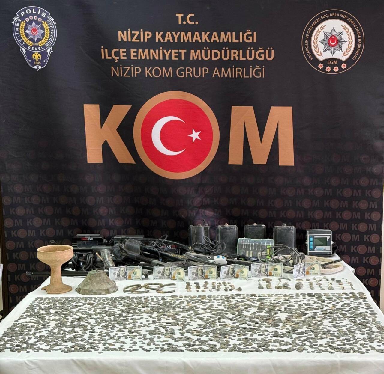 Gaziantep Emniyet Müdürlüğü’ne bağlı Nizip KOM Büro Amirliği ekipleri, bugün