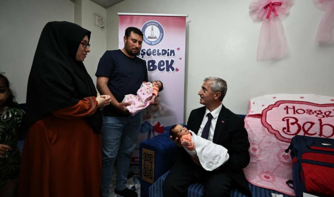 Şahinbey Belediyesi, 2011 yılında başlattığı “Hoş Geldin Bebek” projesi kapsamında