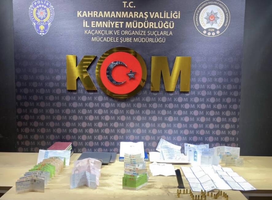 Kahramanmaraş merkezli olmak üzere Gaziantep ve Antalya’da eş zamanlı düzenlenen