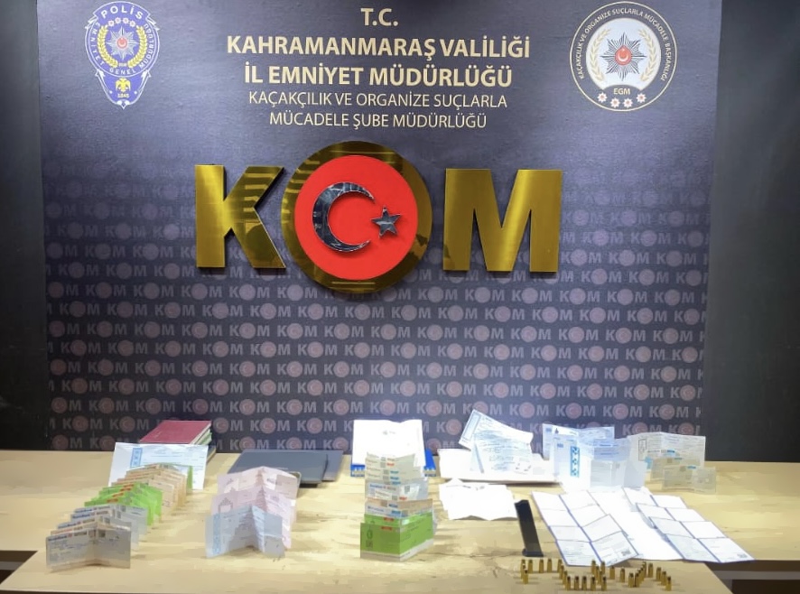 Kahramanmaraş merkezli olmak üzere Gaziantep ve Antalya’da eş zamanlı düzenlenen