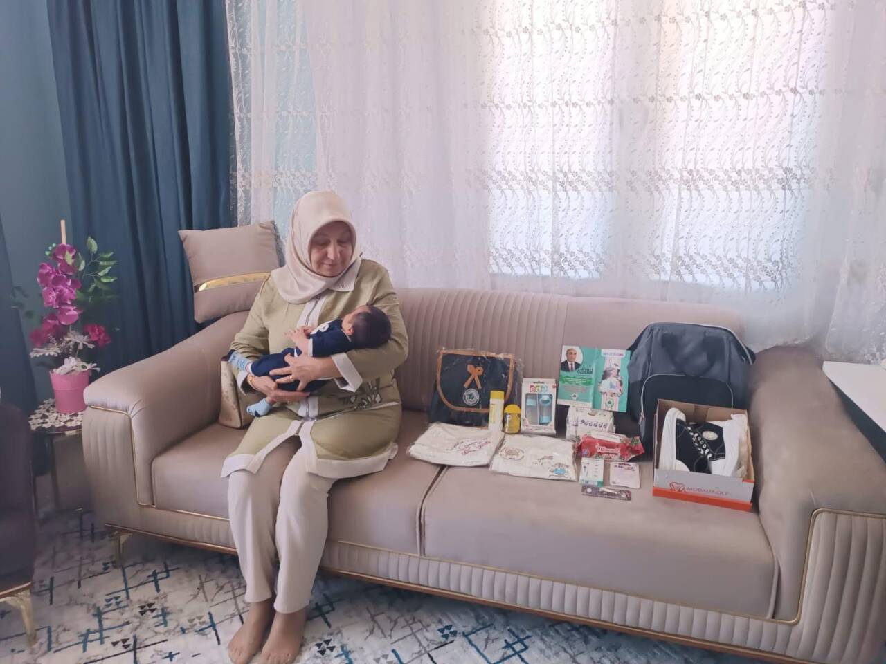 Araban Belediyesi tarafından hayata geçirilen “Hoş Geldin Bebek” projesi kapsamında