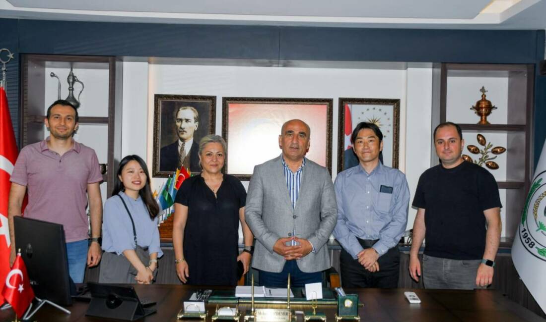Japonya Uluslararası İşbirliği Ajansı (JICA) yetkilileri, Araban Belediye Başkanı Mehmet