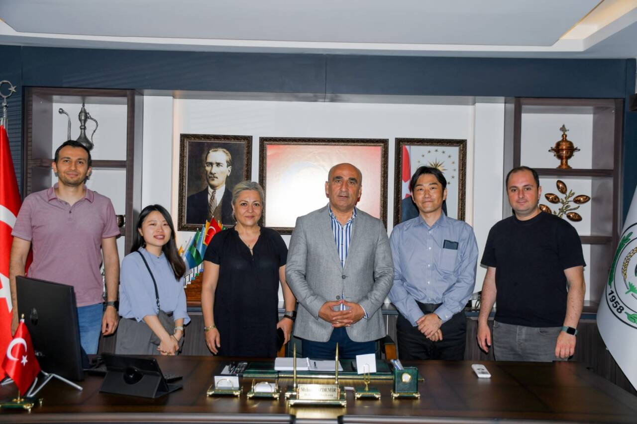 Japonya Uluslararası İşbirliği Ajansı (JICA) yetkilileri, Araban Belediye Başkanı Mehmet