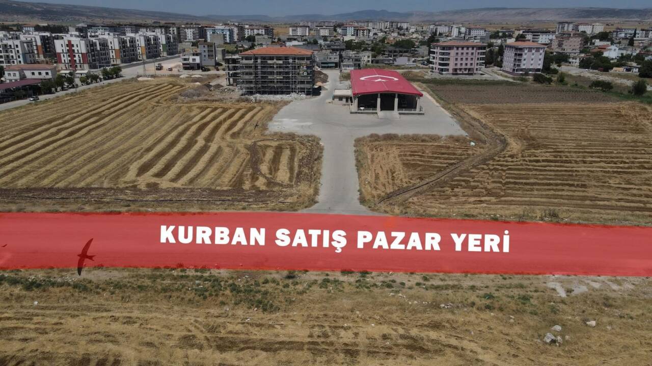 Araban Belediyesi, yaklaşan Kurban Bayramı öncesi kurban satışlarının yapılacağı alanı