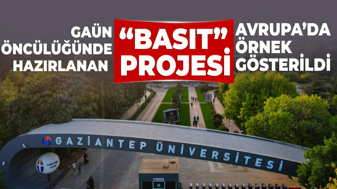 Gaziantep Üniversitesi (GAÜN) koordinatörlüğünde, Makine Mühendisliği Bölümü öğretim üyesi Prof.