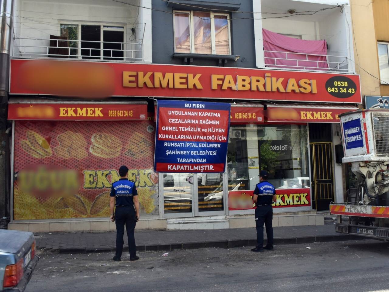 Şahinbey Belediyesi Zabıta Müdürlüğü, halk sağlığını tehdit eden işletmelere yönelik