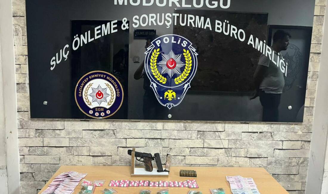 Gaziantep’te uyuşturucu ile mücadele kapsamında yapılan operasyonlarda önemli bir başarıya