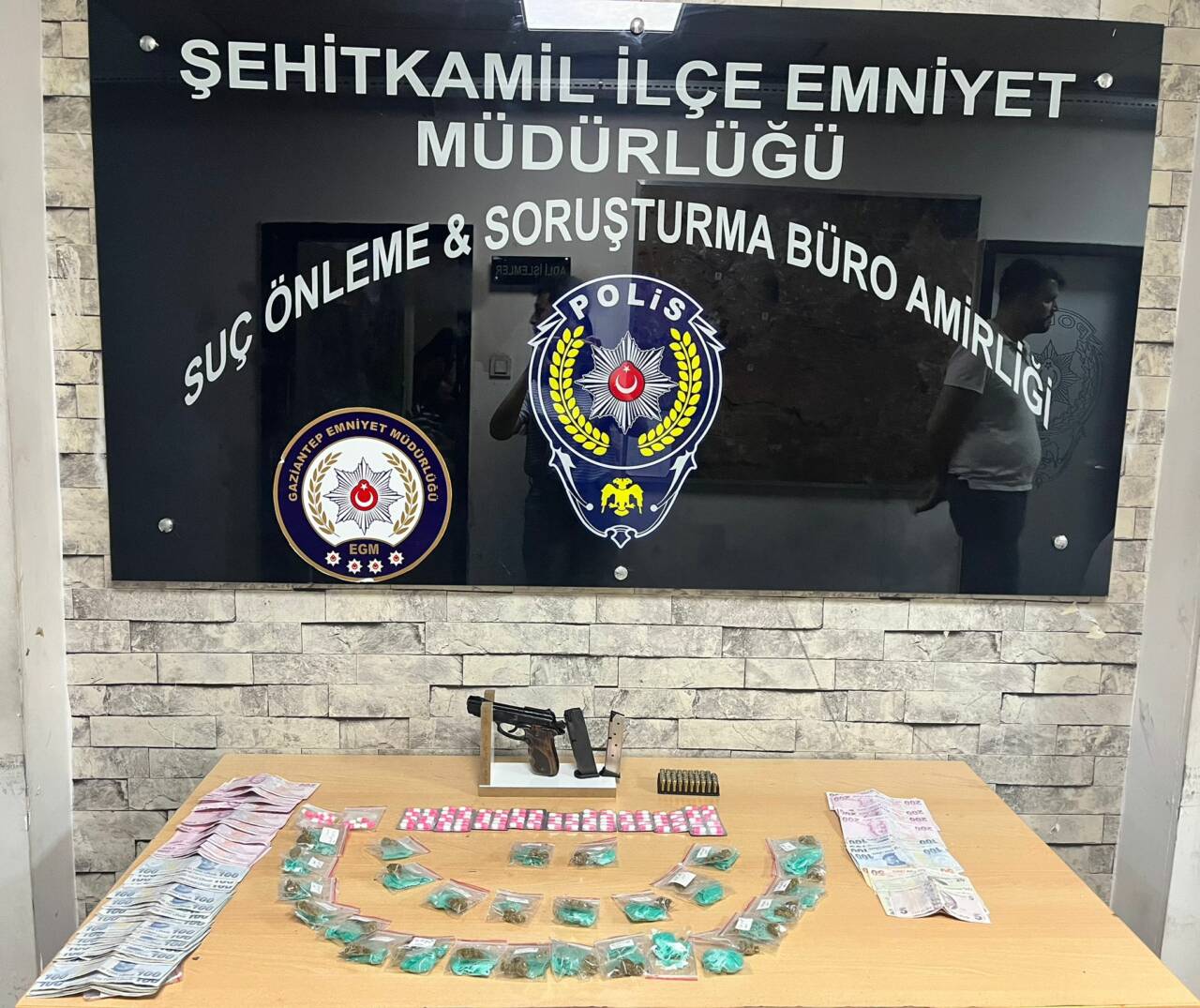 Gaziantep’te uyuşturucu ile mücadele kapsamında yapılan operasyonlarda önemli bir başarıya