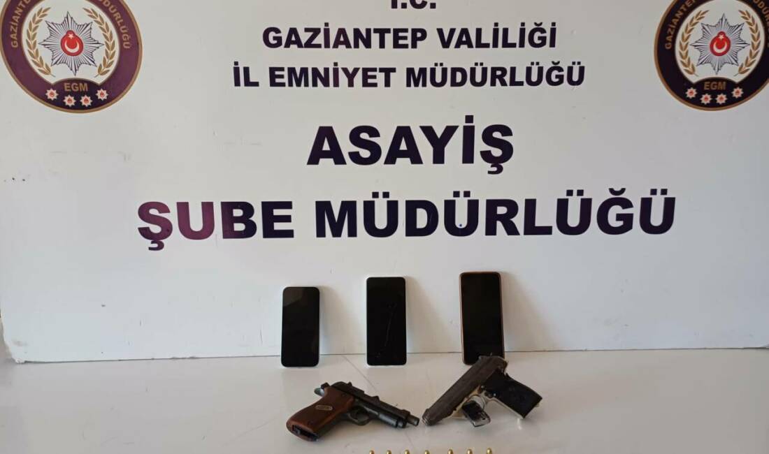 Gaziantep Valiliği’nden yapılan açıklamaya göre, Gaziantep Emniyet Müdürlüğü Asayiş Şube