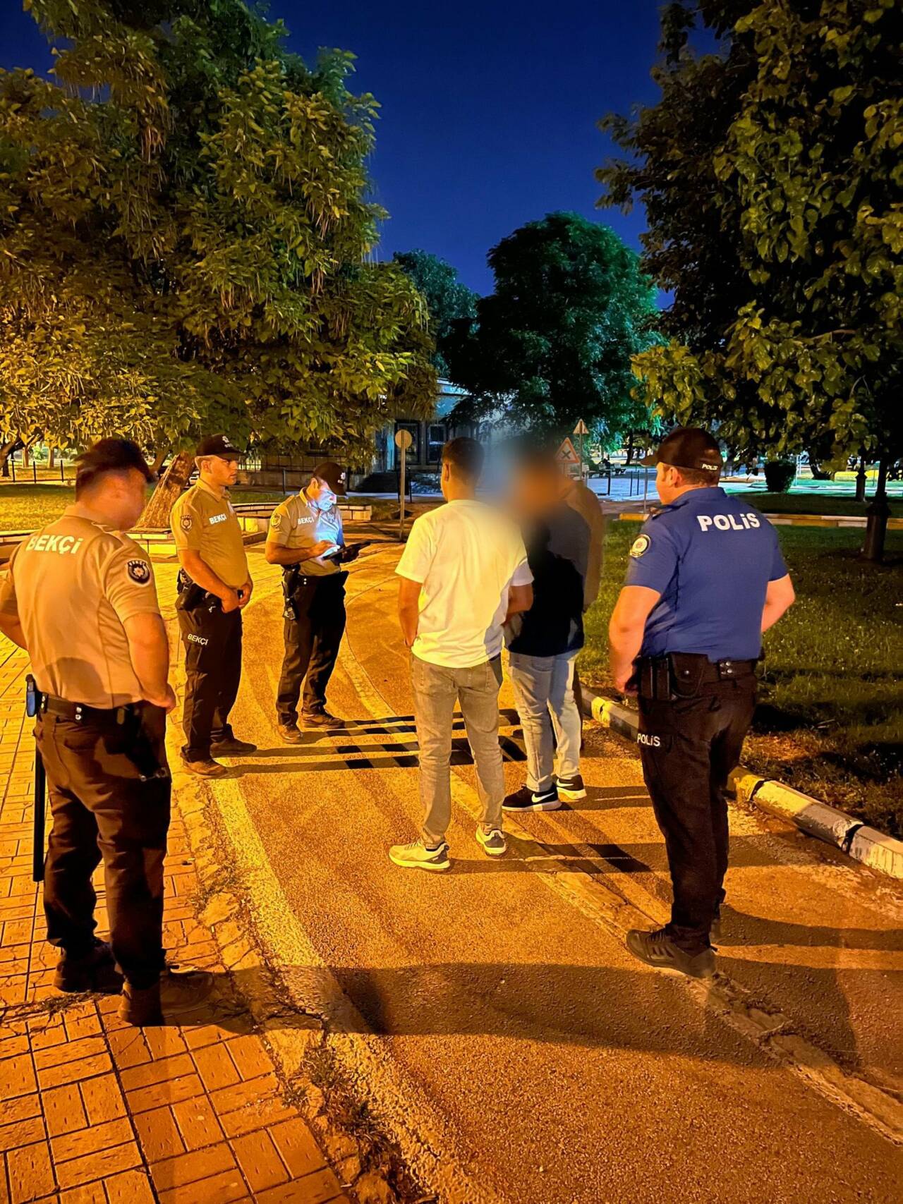 Gaziantep’te emniyet güçlerinin son bir haftada park ve yeşil alanlarda
