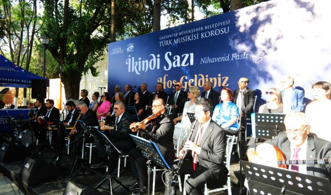 Gaziantep Büyükşehir Belediyesi, geçmişi 1925 yılına uzanan “İkindi Sazı” geleneğini