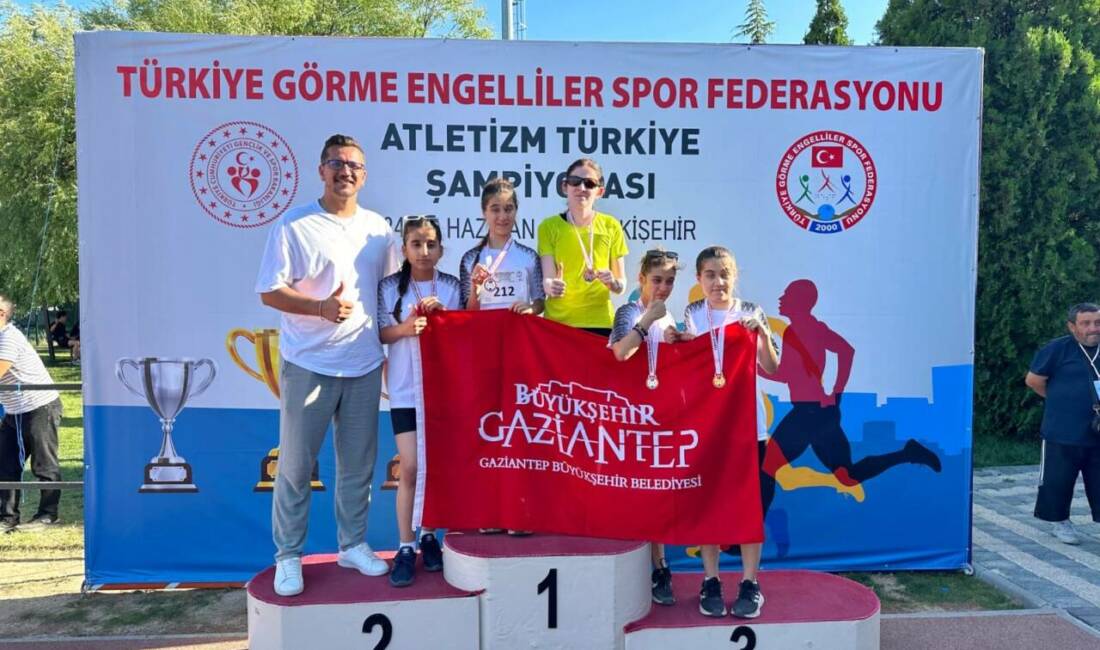 Gaziantep Büyükşehir Belediye Spor Kulübü sporcuları, Türkiye Görme Engelliler Atletizm
