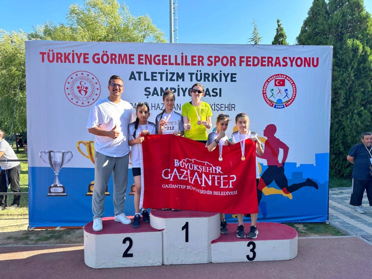 Gaziantep Büyükşehir Belediye Spor Kulübü sporcuları, Türkiye Görme Engelliler Atletizm