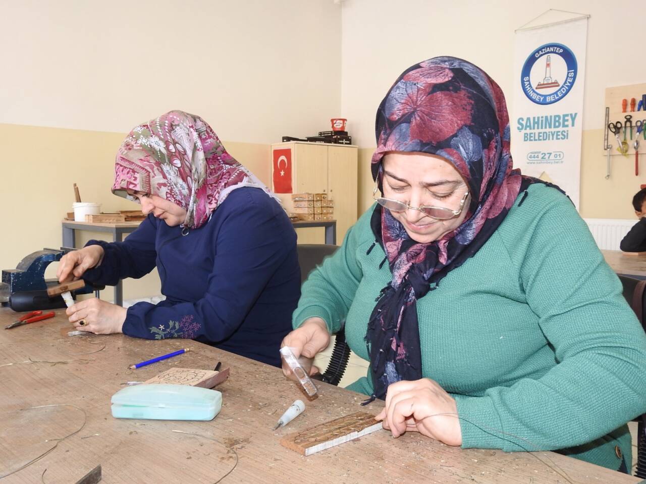 Şahinbey Belediyesi’ne bağlı Hasan Celal Güzel Gençlik Merkezi’nde açılan sedef