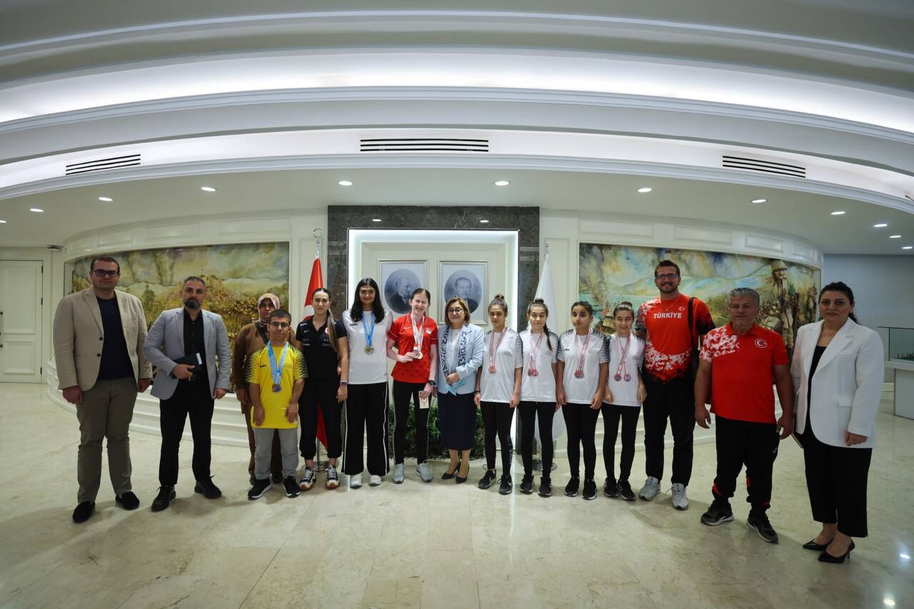 Ulusal ve uluslararası müsabakalarda önemli dereceler elde eden Gaziantep Büyükşehir