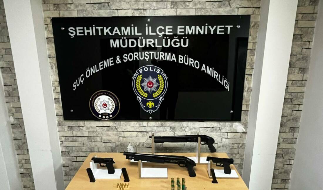 Gaziantep’in Şehitkamil ilçesinde polis ekipleri tarafından gerçekleştirilen operasyonda 7 şüpheli
