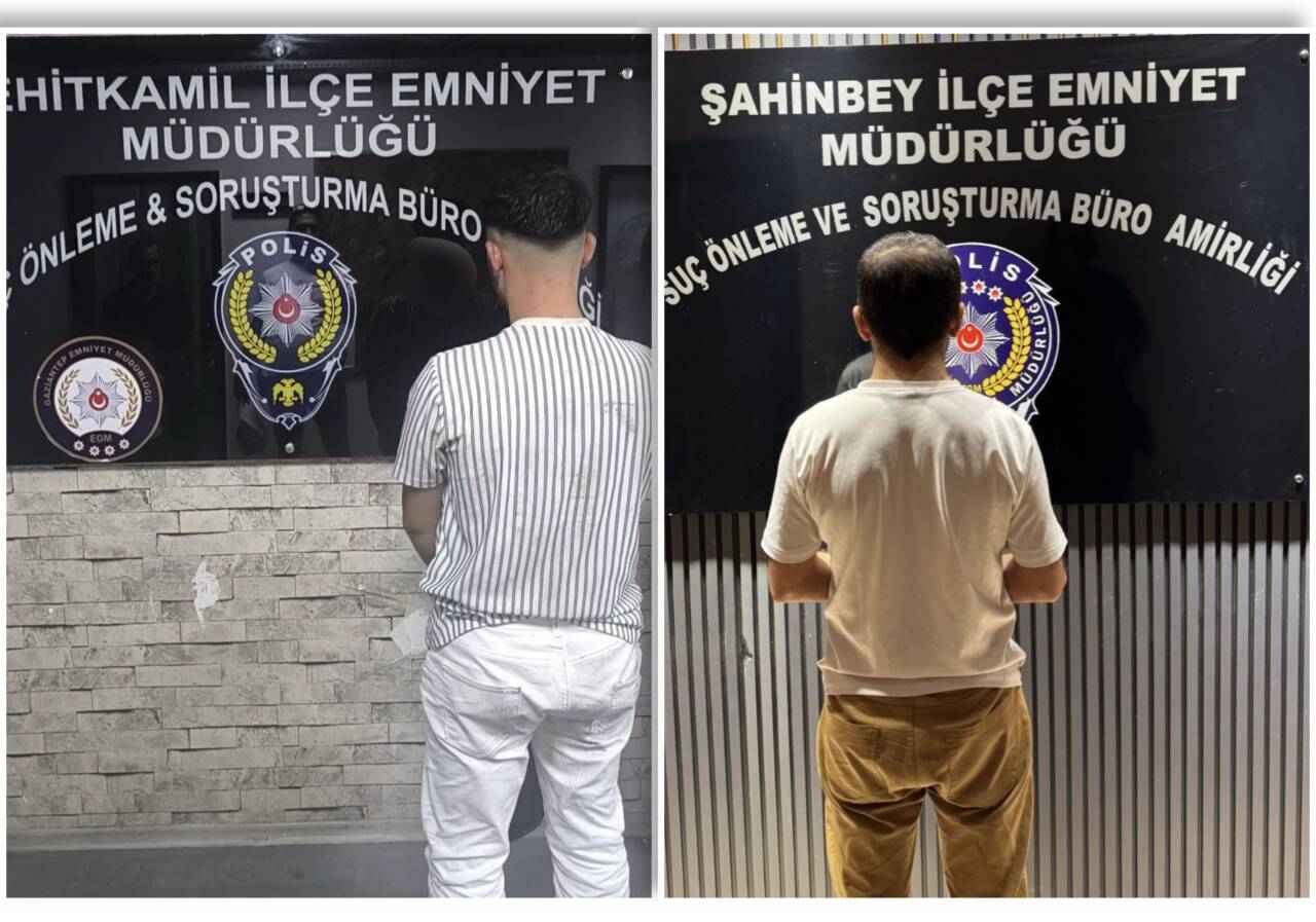 Gaziantep’te, Şahinbey ve Şehitkamil İlçe Emniyet Müdürlükleri tarafından yürütülen operasyonlarda,