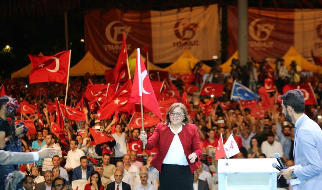 Gaziantep Büyükşehir Belediye Başkanı Fatma Şahin, 15 Temmuz Demokrasi ve