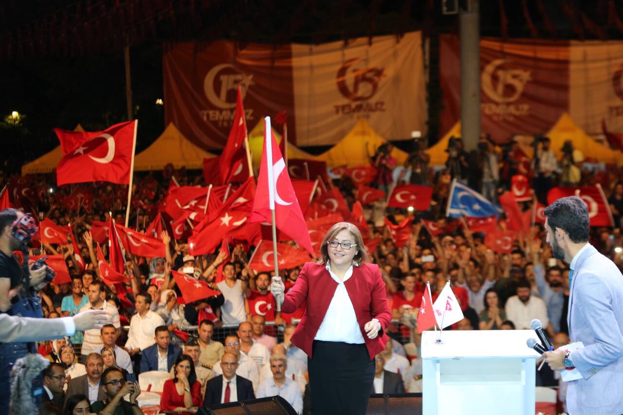Gaziantep Büyükşehir Belediye Başkanı Fatma Şahin, 15 Temmuz Demokrasi ve