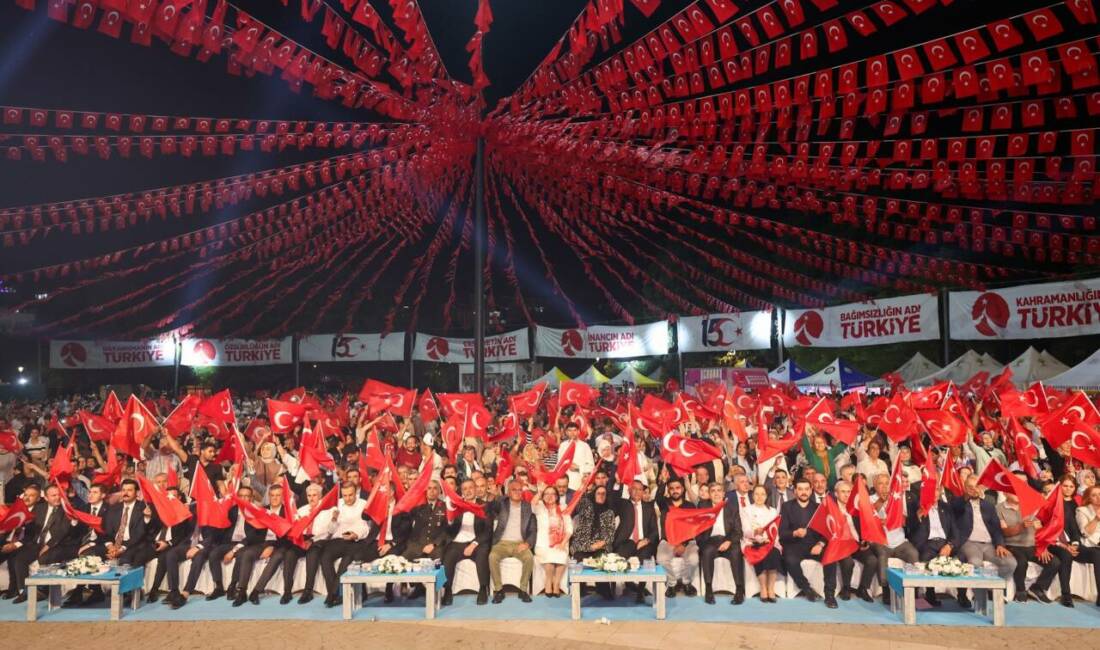 Gaziantep’te, 15 Temmuz Demokrasi ve Millî Birlik Günü dolayısıyla düzenlenen