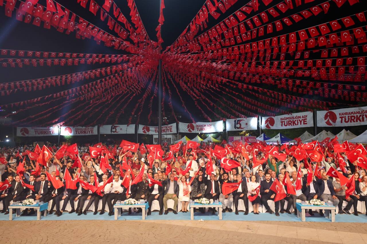 Gaziantep’te, 15 Temmuz Demokrasi ve Millî Birlik Günü dolayısıyla düzenlenen