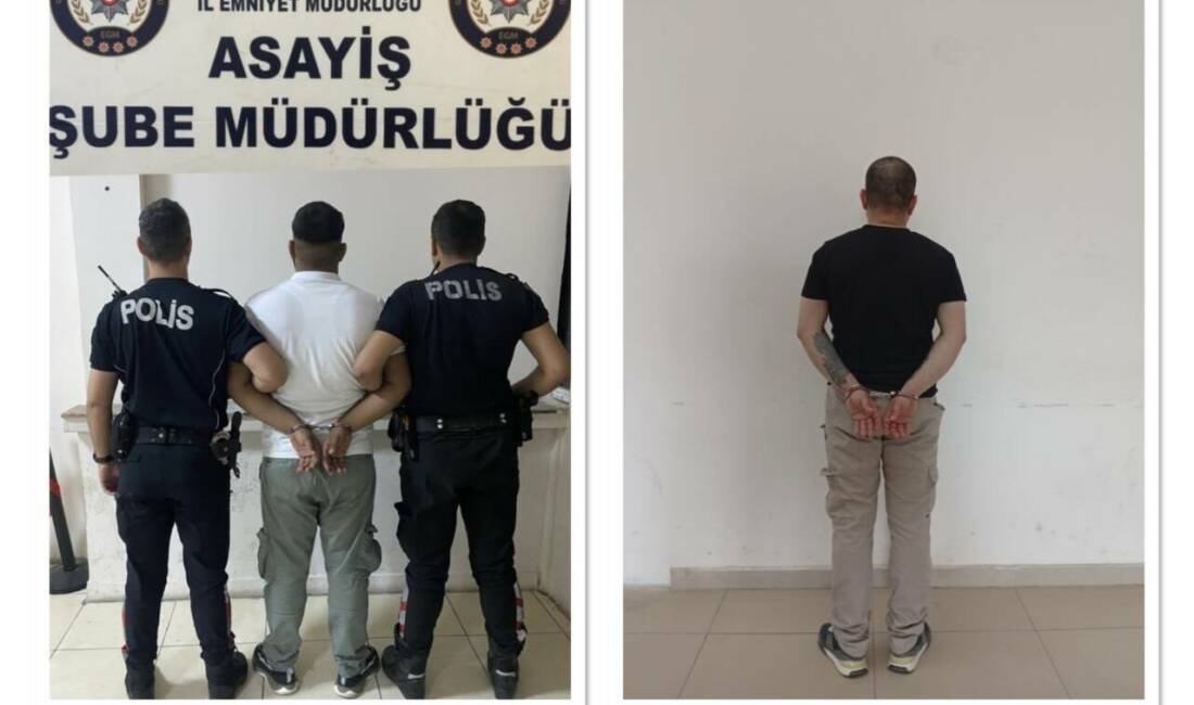 Gaziantep’te, haklarında kesinleşmiş hapis cezası bulunan iki hükümlü, polis ekiplerinin