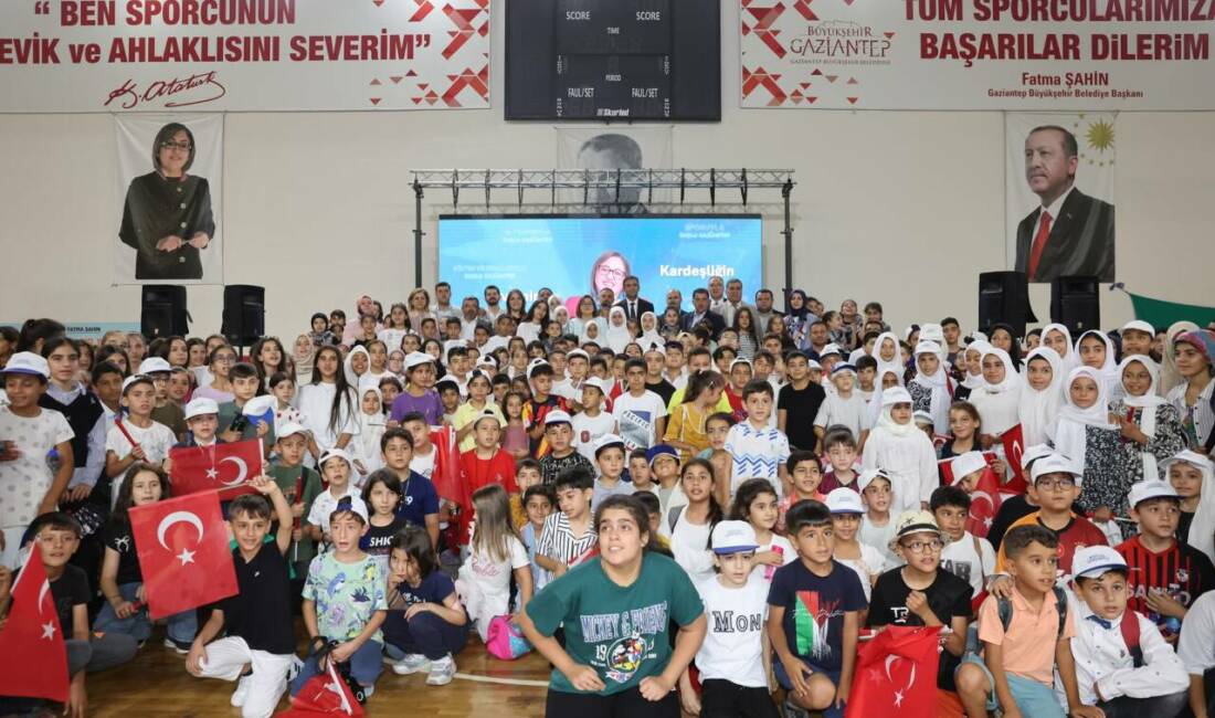 Gaziantep Büyükşehir Belediyesi, çocukların yaz tatilini verimli, eğitici ve eğlenceli