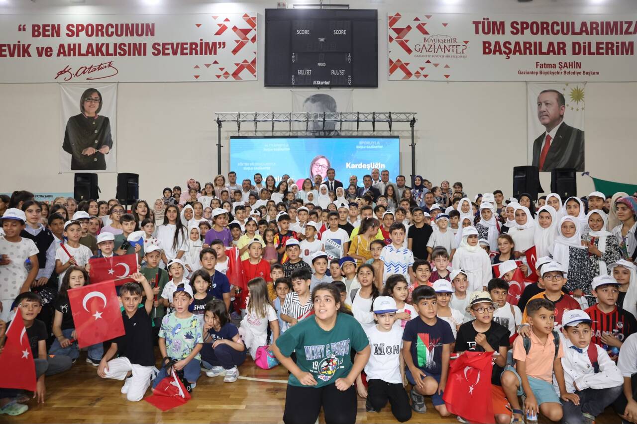 Gaziantep Büyükşehir Belediyesi, çocukların yaz tatilini verimli, eğitici ve eğlenceli