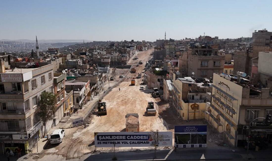Gaziantep Büyükşehir Belediyesi, Şahinbey ilçesinde trafik yoğunluğunun en fazla yaşandığı