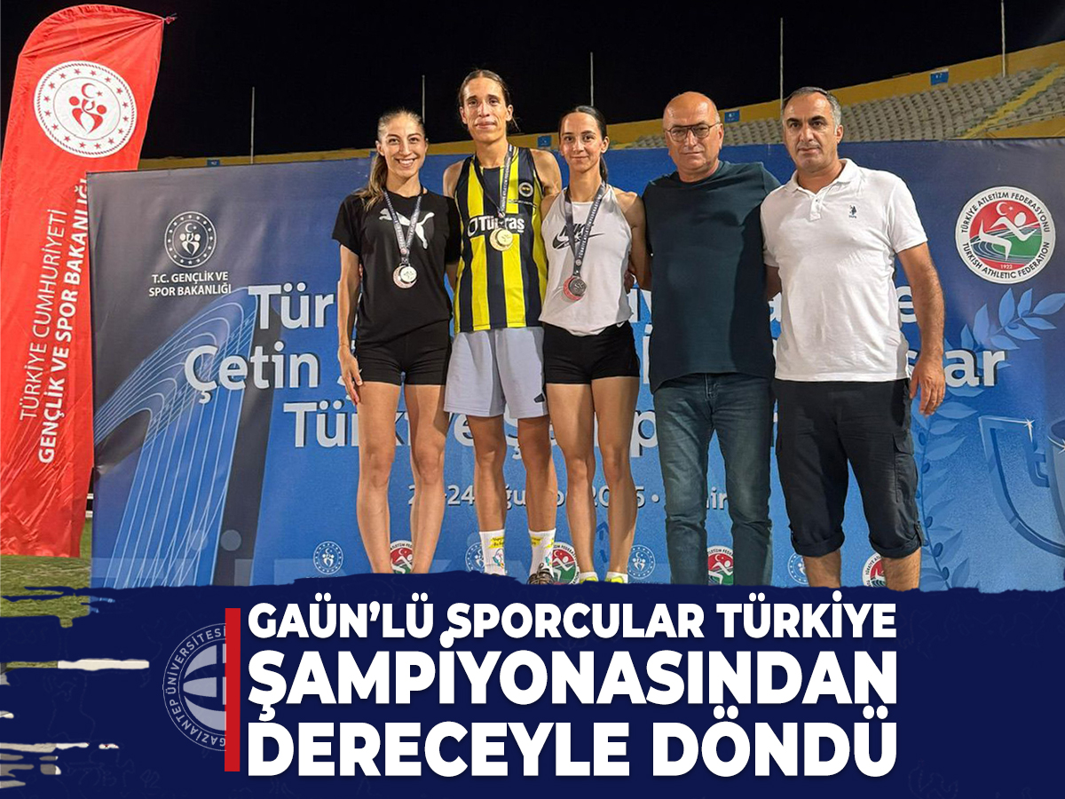 Gaziantep Üniversitesi (GAÜN) Spor Bilimleri Fakültesi öğrencileri, İzmir’de düzenlenen Çetin